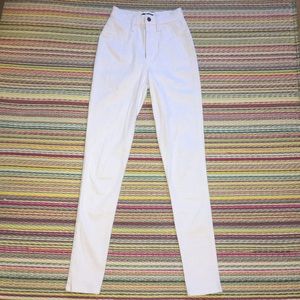 White Jeans Fashion Nova 3 Stretchy Small Waist